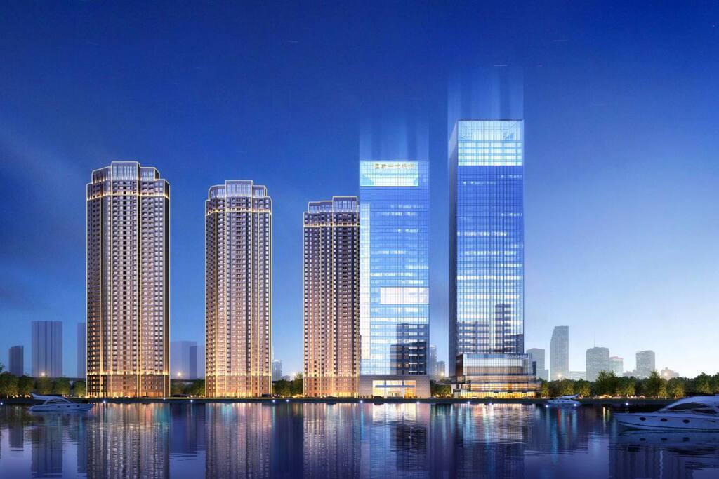 千湖之湖的湖北省武汉市中心核心区域、一片不一样的风景