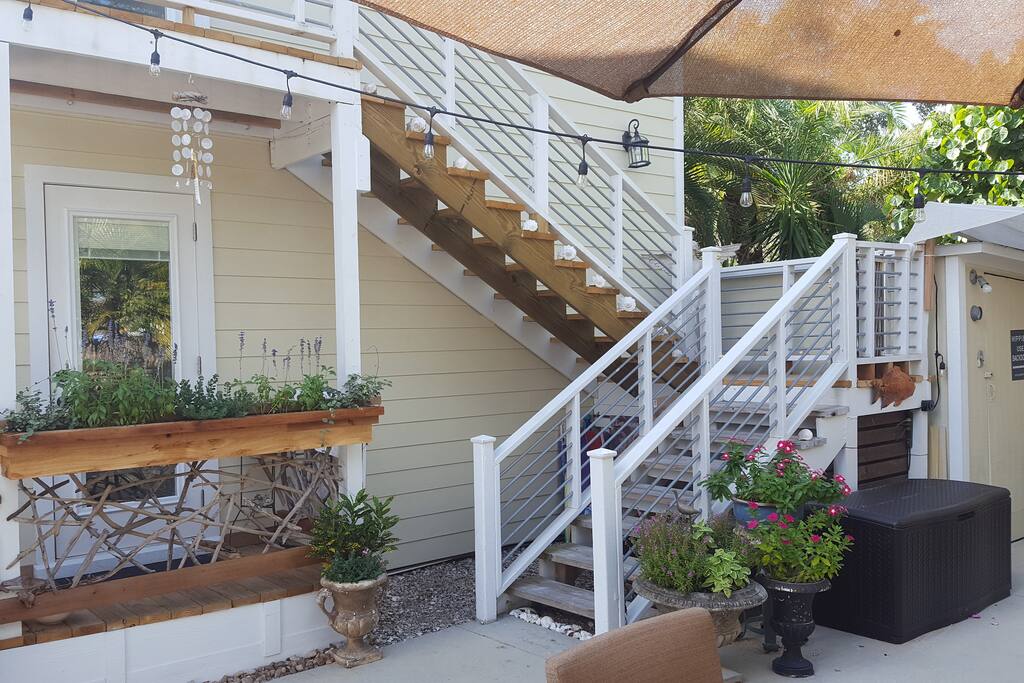 Stairs to upstairs unit
