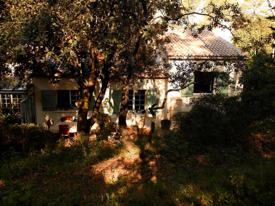 Chambres 1 et 2 vues du jardin