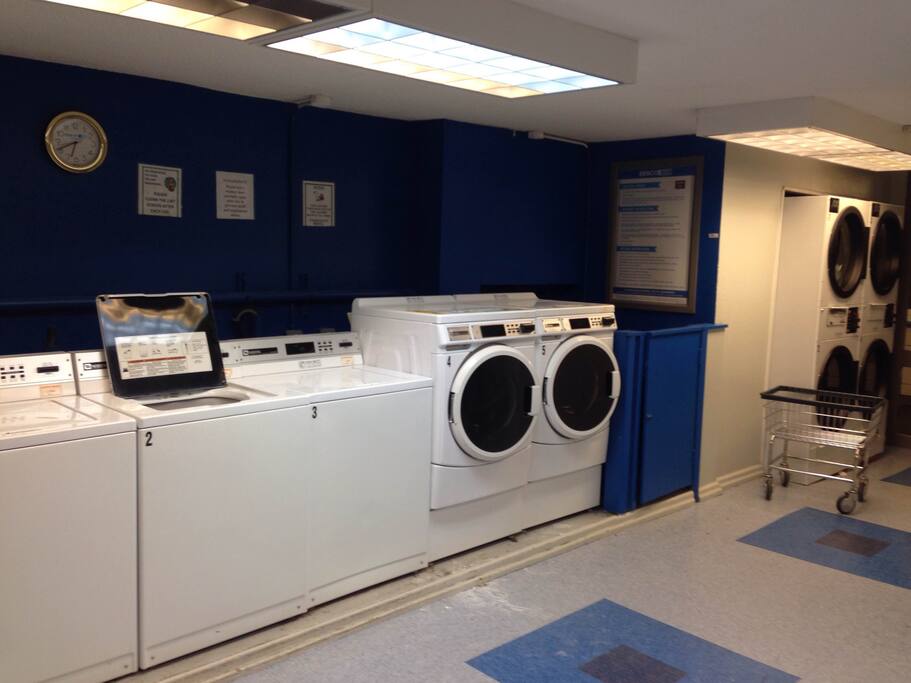 Laundry room in the building, right next to our apartment!