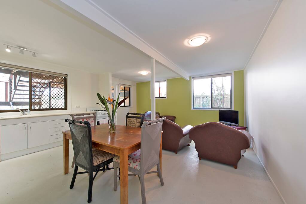 Open plan kitchen / lounge / dining