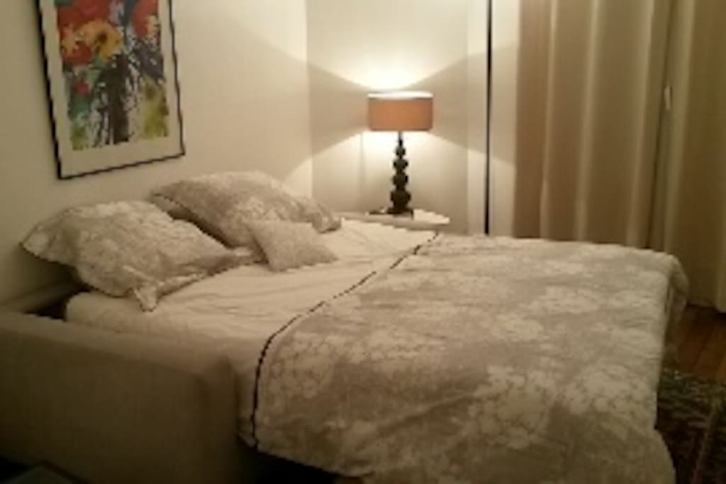 Chambre lit déplié