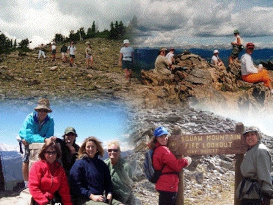 A fun hiking excursion at altitude