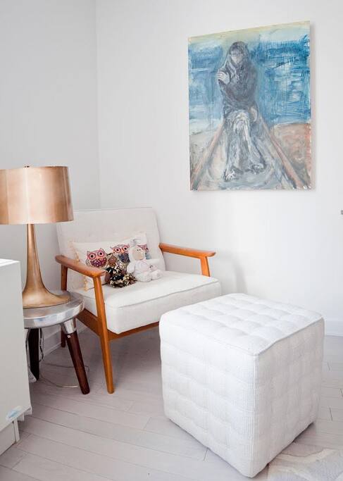 Reading corner.