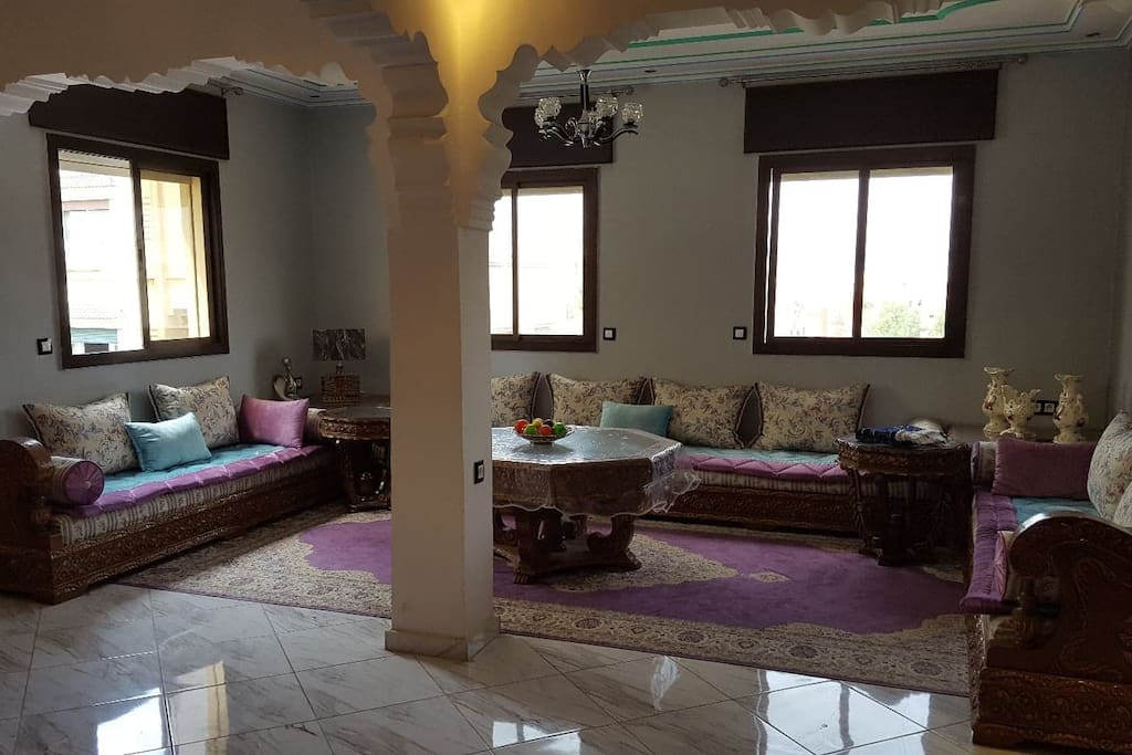 Salon traditionnel marocain