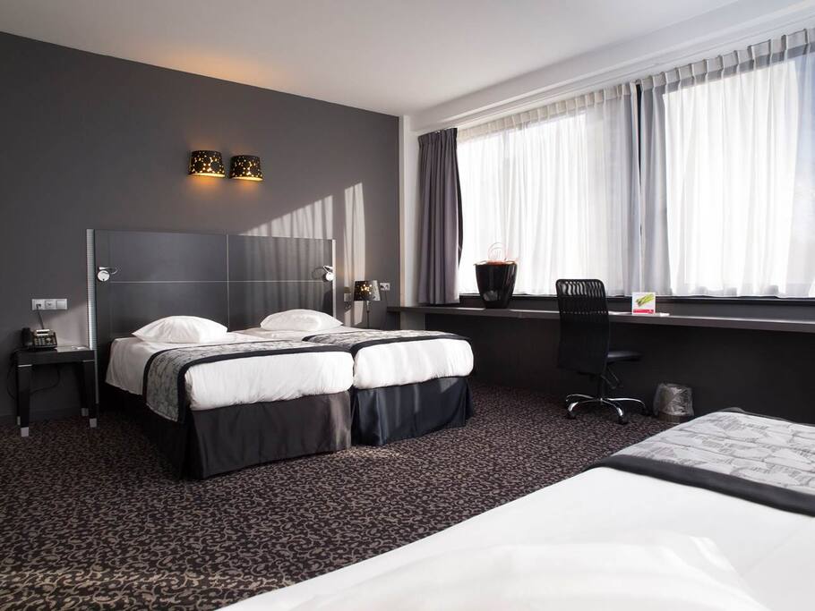 Bedroom of studio apartment