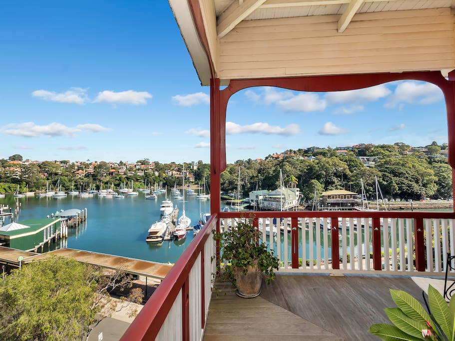 Balcony with views