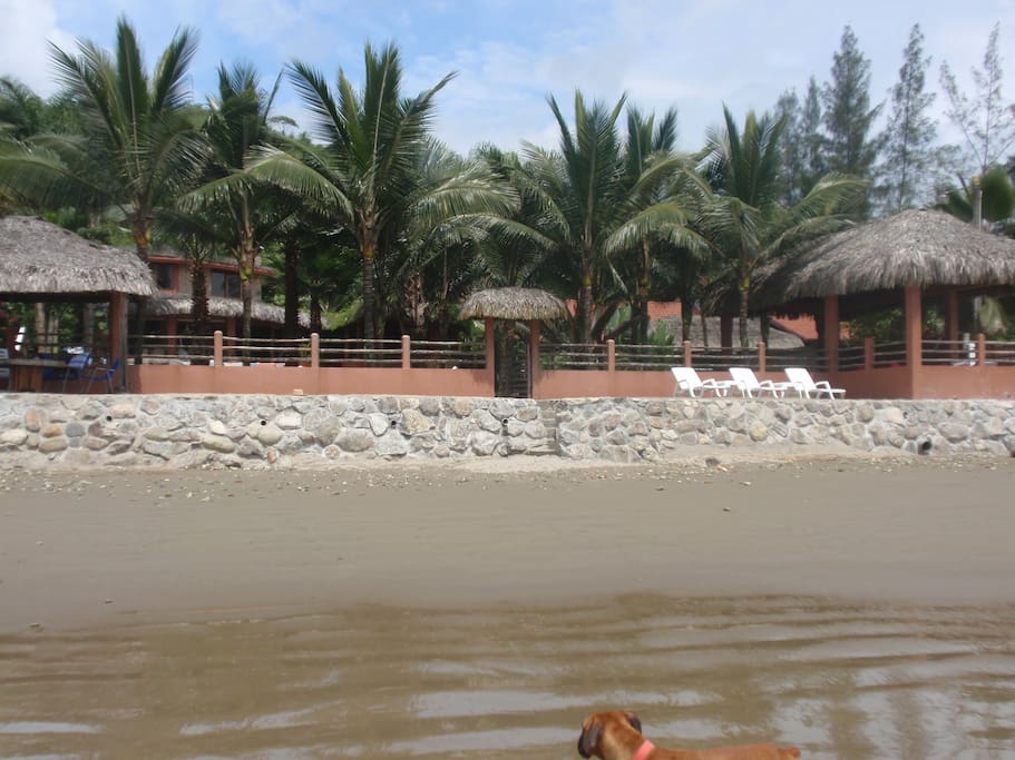 vista desde la playa