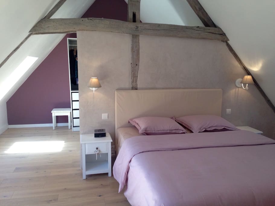 Master bedroom under the roof