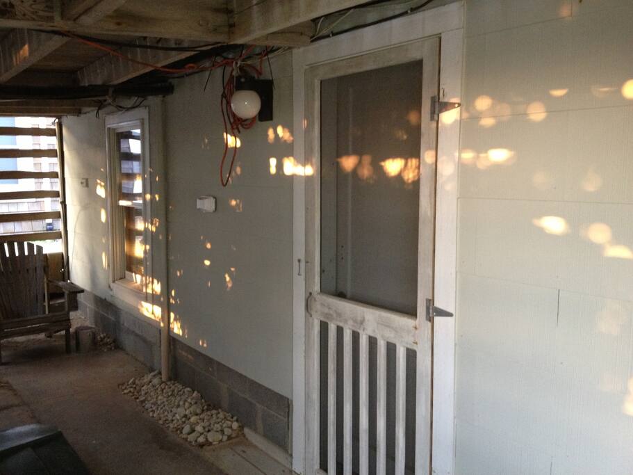 enterance into the ground floor