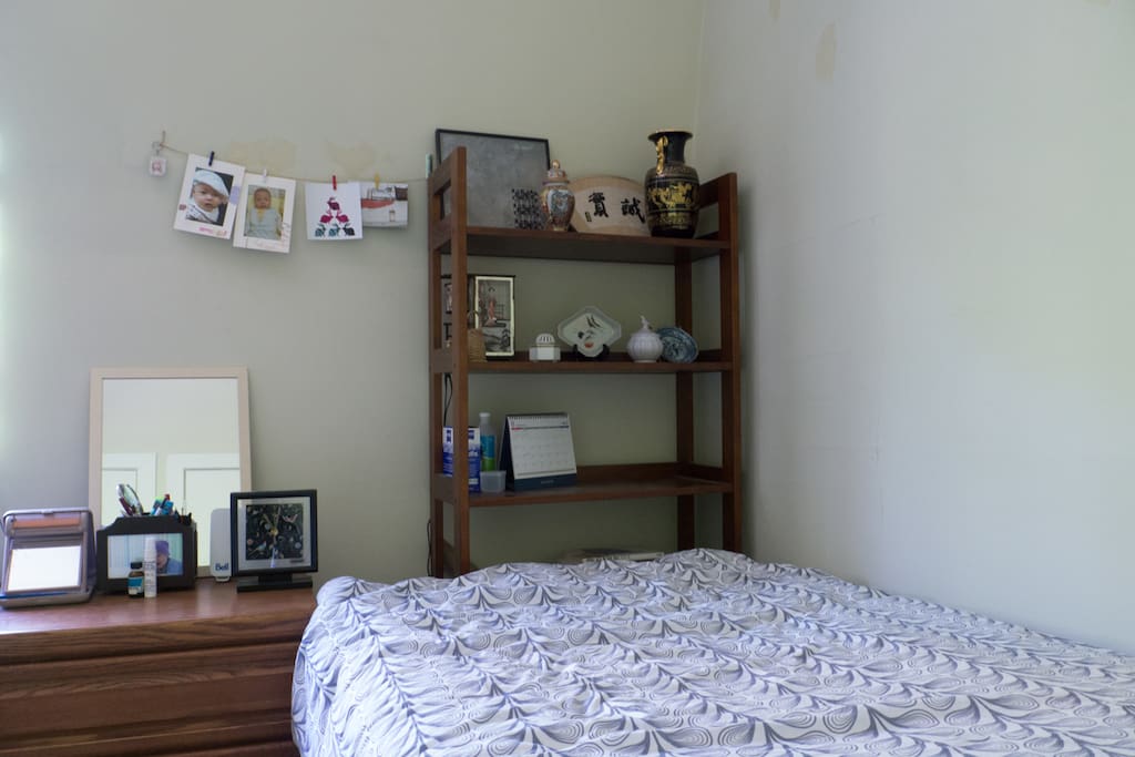 The bedroom - One of the beds in the room.