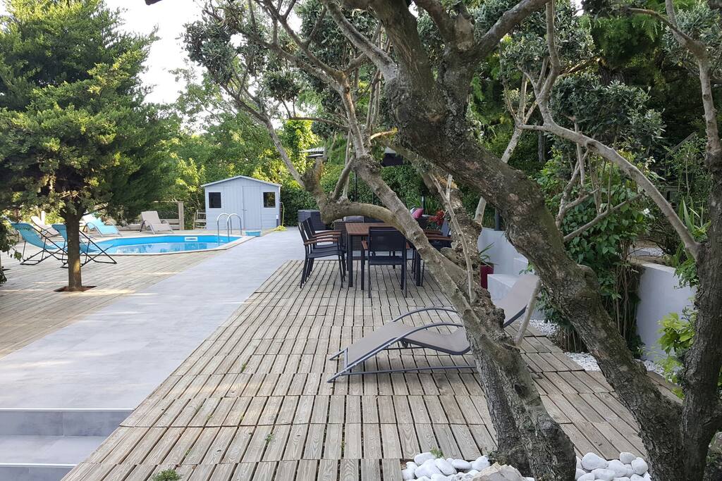 espace détente exterieure.