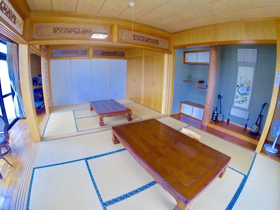 和室8畳と6畳