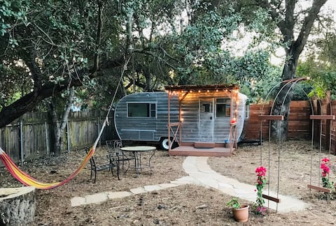 Ojai Restored Retro Trailer on a Ranch!