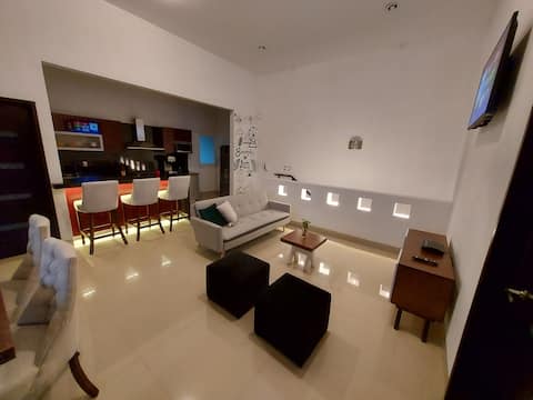 Casa Palmas with pool, temazcal, steam room, garden