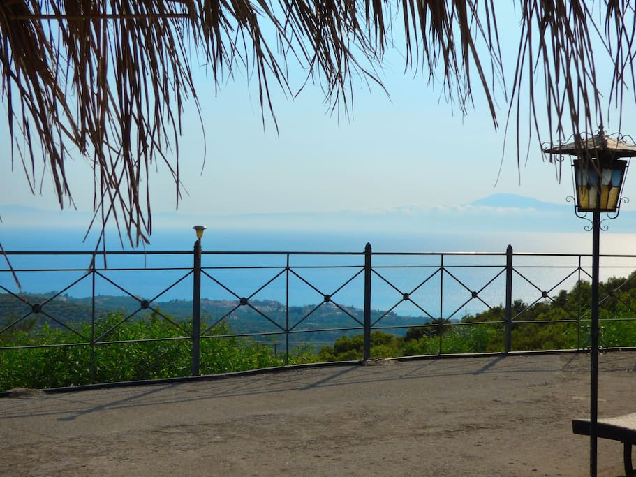 View to messinian gulf
