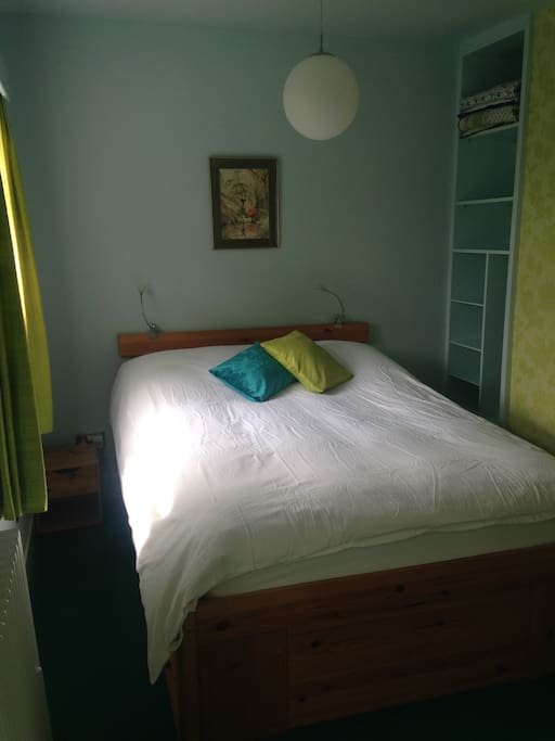 A lovely comfortable double bed