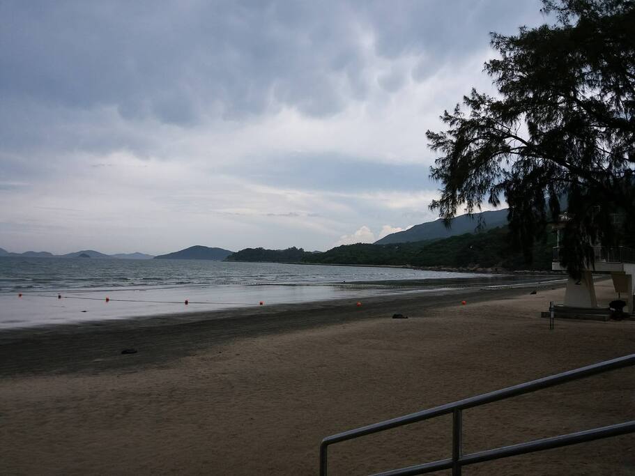 Beach next to our holiday camp