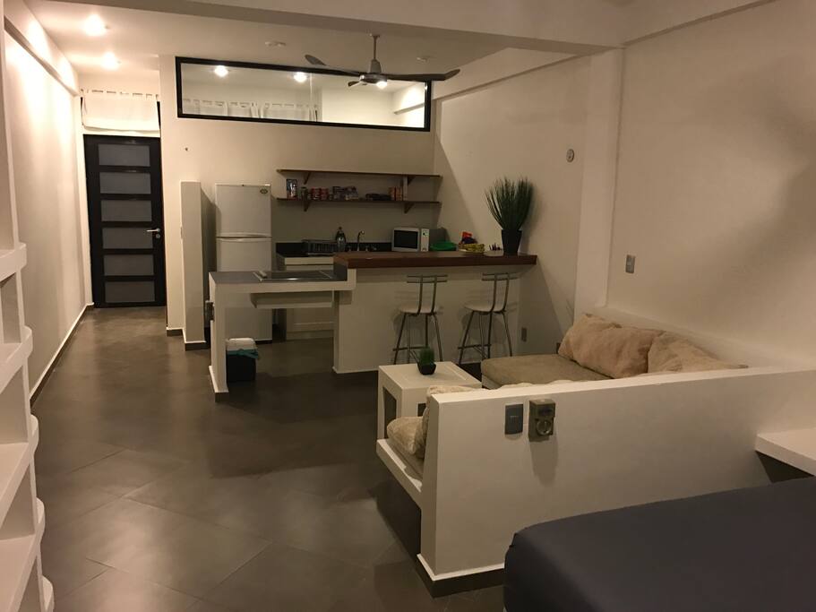 Overall view of the studio 48 sq meter