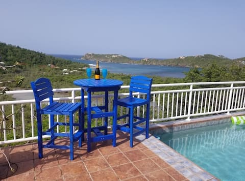 Gorgeous oceanfront villa w/ pool! 3 king suites!