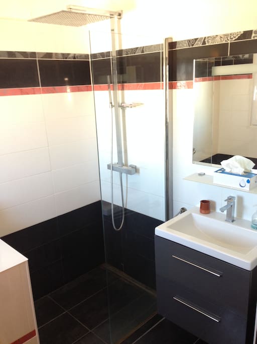 Douche à l'italienne