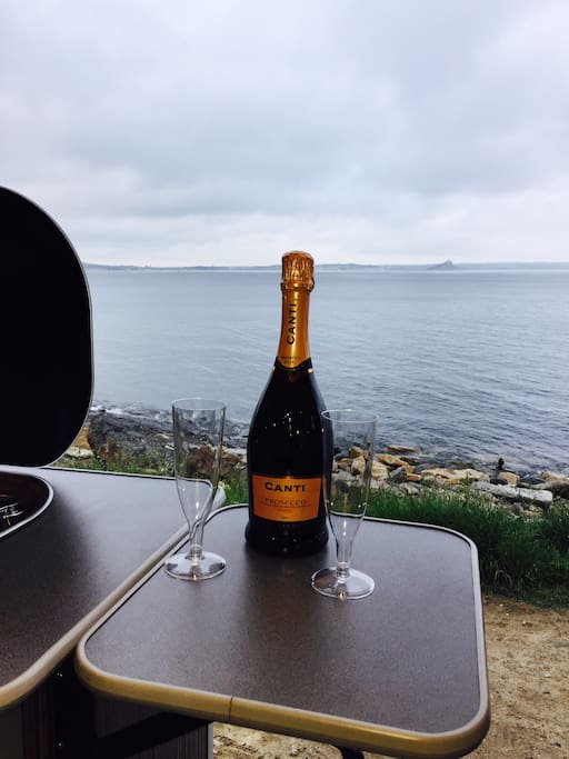 Bubbly with a view?