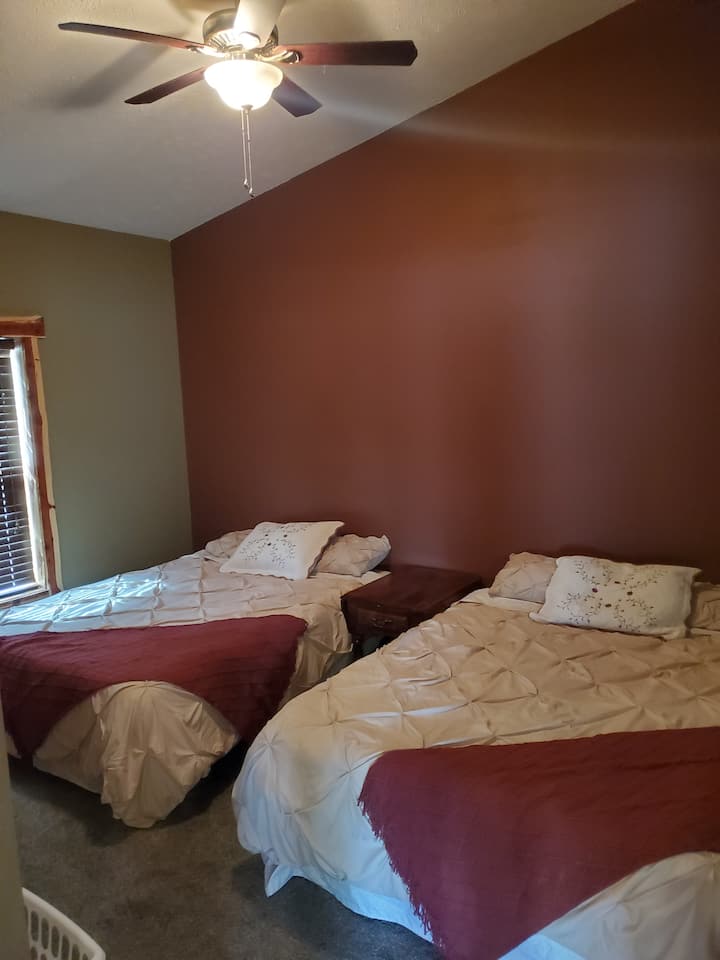 Bedroom with two Queen beds