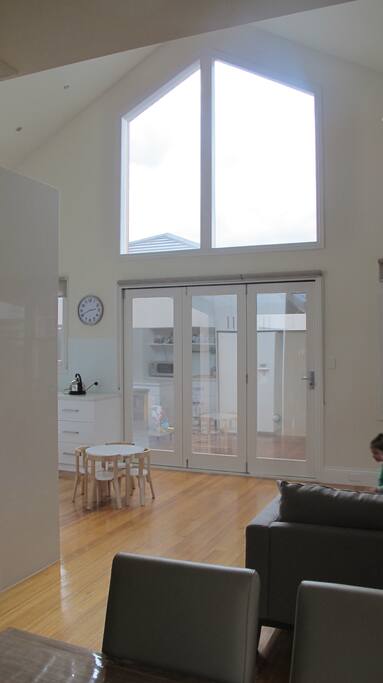 Doors that go out to deck area
