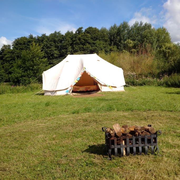 Our bell tent for hire - see other Airbnb listing