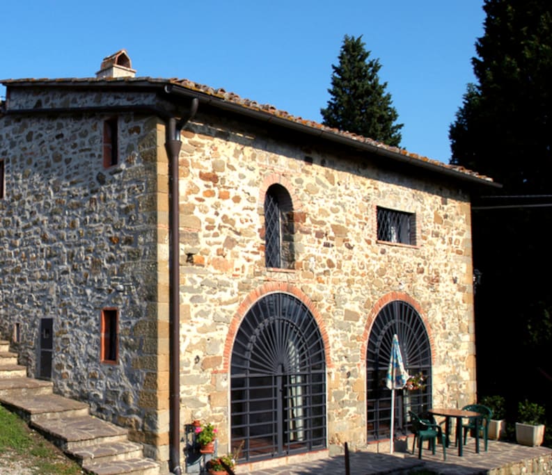 Terrace in front of the house