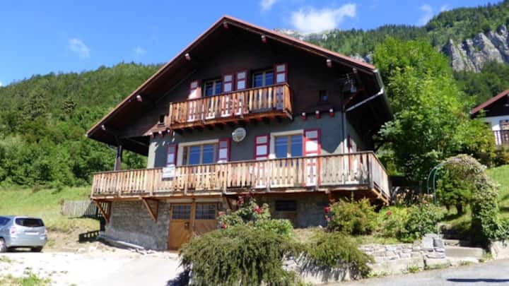 Chalet Face Mt Blanc 8 P. Plein Sud - Passy