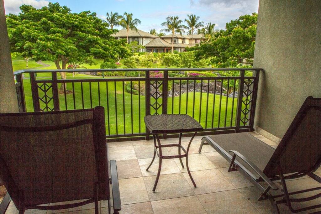 View of condo back side area from Master Bedroom Lanai