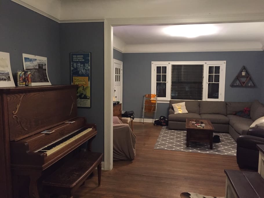 We have an antique piano