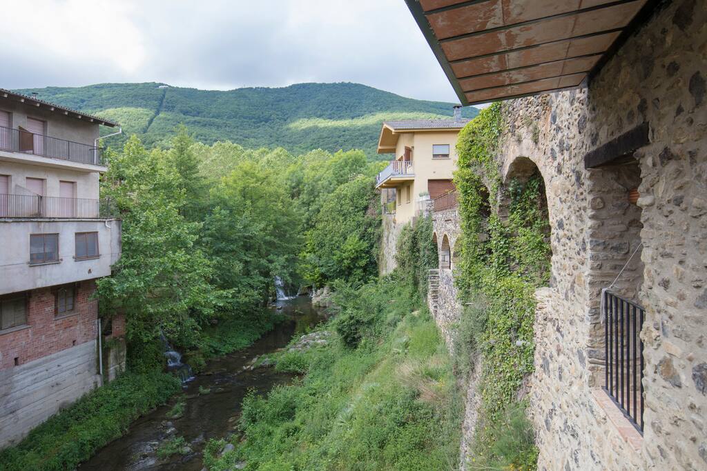 River and views over St Feliu