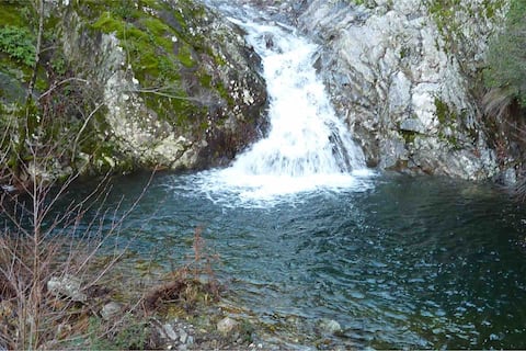 Cottage in Cevennes with pool and river