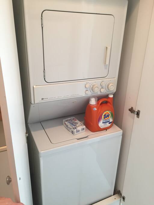 Laundry/Dryer located in kitchen