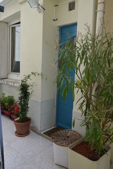 This is the front door into the house.