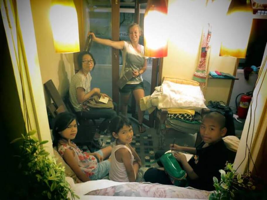 Living room where you can exchange your story with locals. They know the ins and outs, the dos and don'ts, the where-to-gos ---and where-not-to-gos. (Be careful! they won't stop talking easily :))