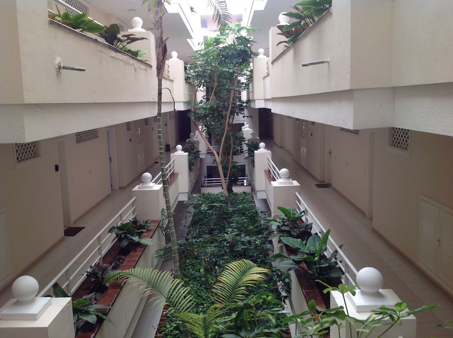 Interior of the building / Interno edificio