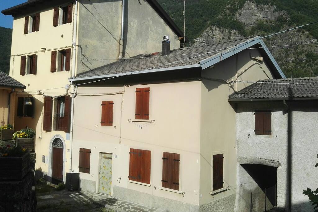 Veduta del torrino in estate