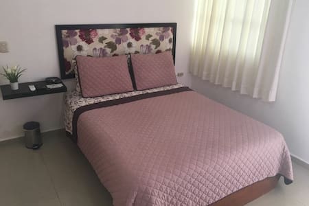 Habitación privada con A/C y Frigobar en CZM