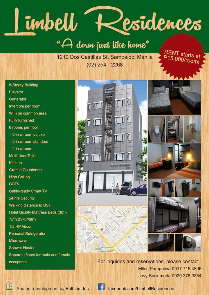 Limbell Residences 4in1 room 502 Apartments for Rent in Manila