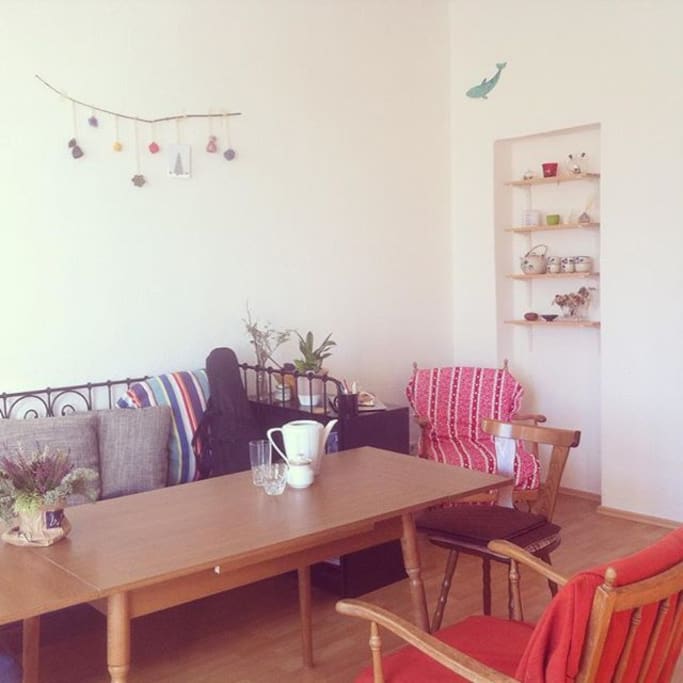 Living room for everyone. Where we have dinners and weekend times together.