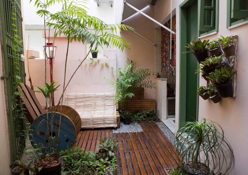 Jardim externo