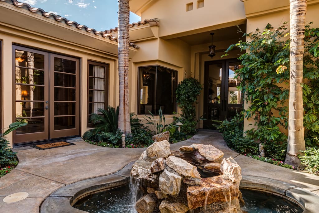 Courtyard with Water Feature
