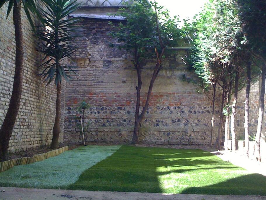 Jardin Privatif en herbe synthétique