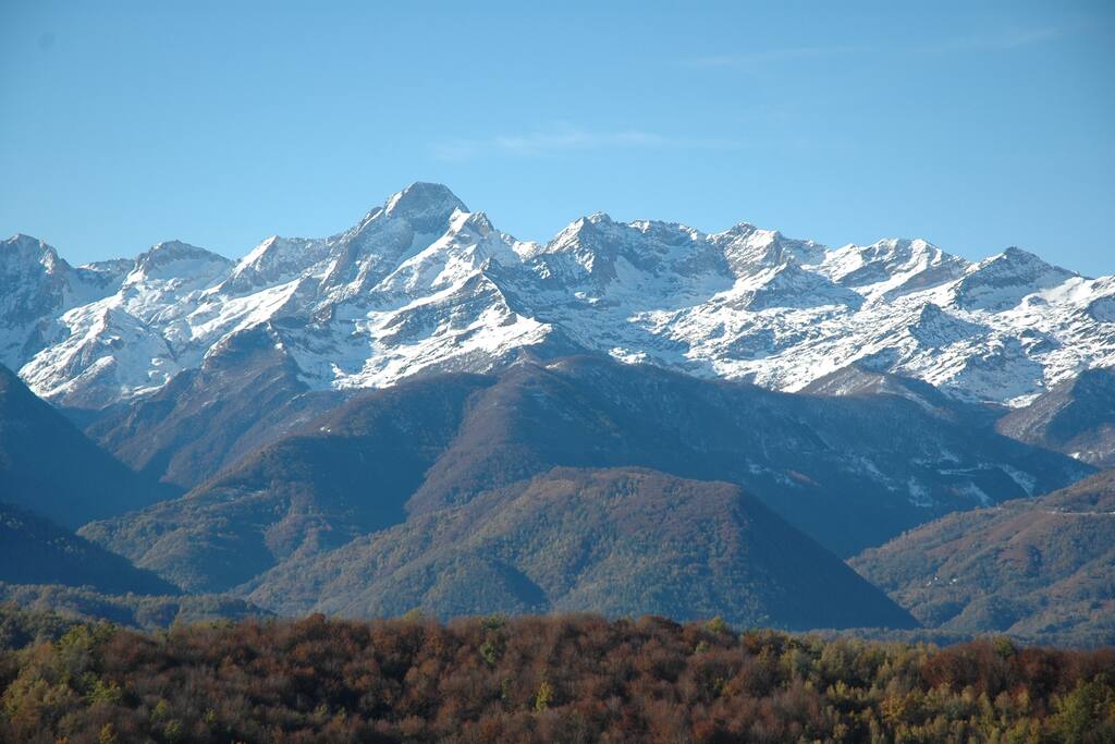 vue du gite
exceptionnelle sur la chaine des pyrénées