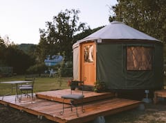 Tranquil++Glamping+Yurt+Near+Eugene
