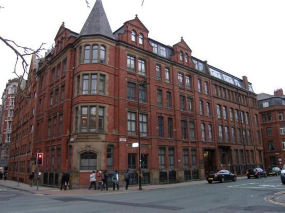 This is the Whitworth House building, and the major road junction.