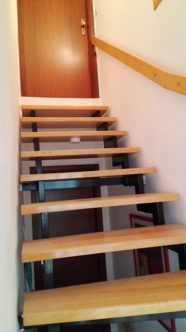 Treppe zur Ferienwohnung